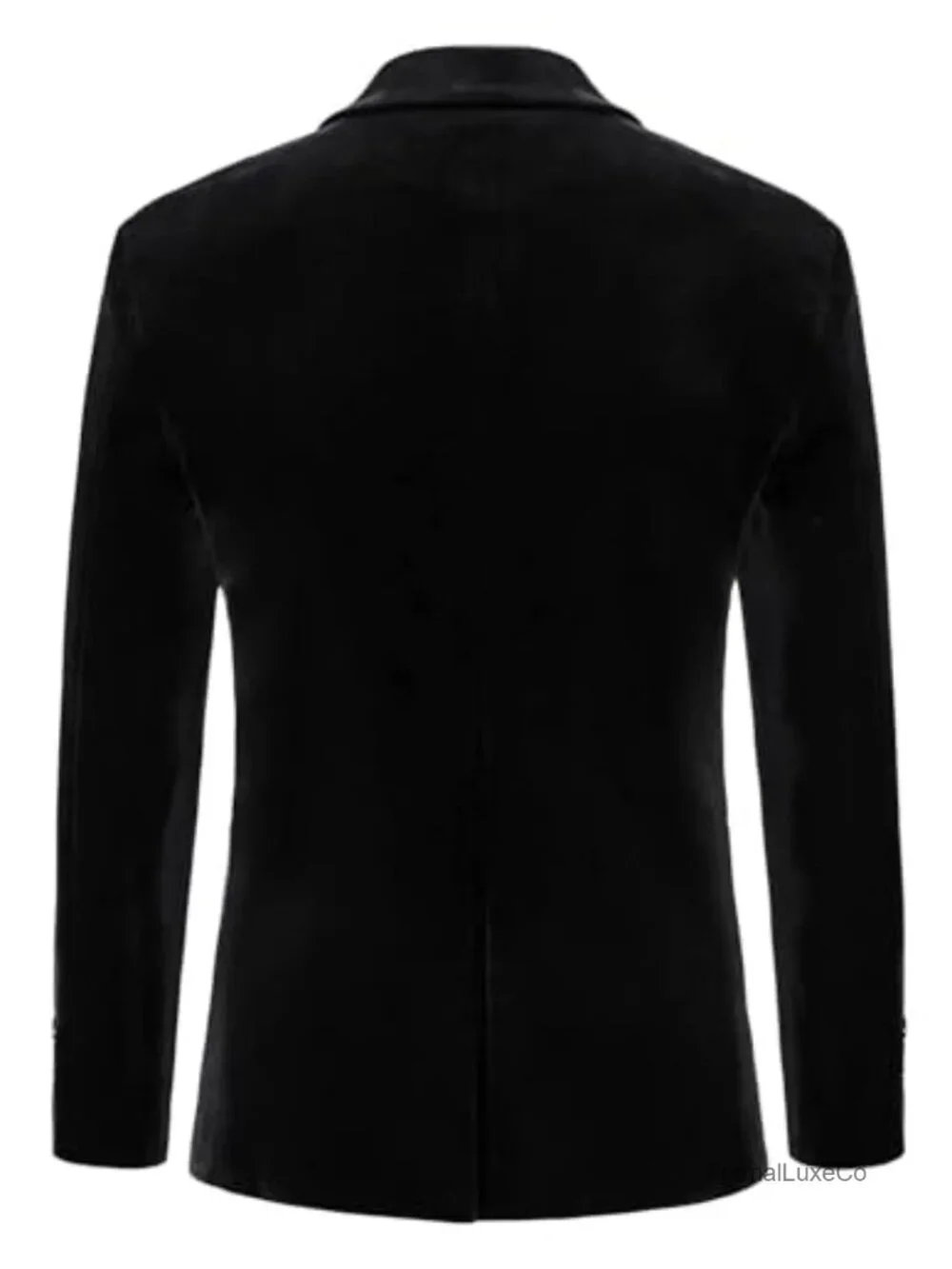 Men's Velvet Blazer Jacket Two Button Sport Coat Notched Lapel Prom Wedding
